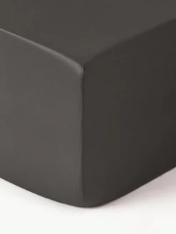 Boxspring-Spannbettlaken Premium, Baumwollsatin