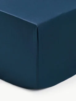 Boxspring-Spannbettlaken Premium, Baumwollsatin