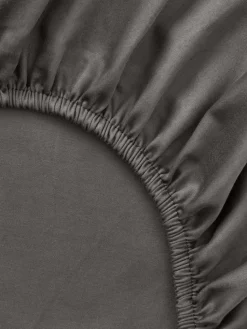 Boxspring-Spannbettlaken Premium, Baumwollsatin