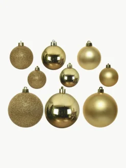 Bruchfeste Weihnachtskugeln Mona, 30er-Set