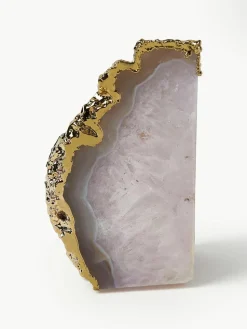 Buchstützen Sedona aus Quartz, 2er-Set