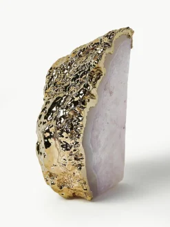 Buchstützen Sedona aus Quartz, 2er-Set