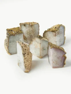 Buchstützen Sedona aus Quartz, 2er-Set