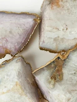 Buchstützen Sedona aus Quartz, 2er-Set