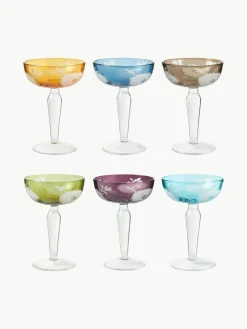 Champagnerschalen Peony, 6er-Set
