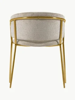 Chenille-Armlehnstühle Runnie, 2 Stück