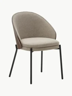 Chenille-Polsterstuhl Eamy