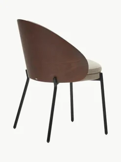 Chenille-Polsterstuhl Eamy