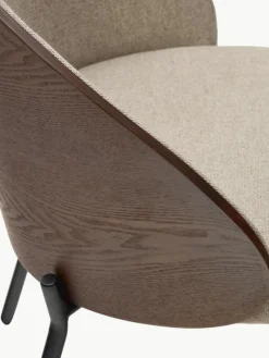 Chenille-Polsterstuhl Eamy