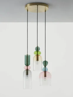 Cluster-Pendelleuchte Murano