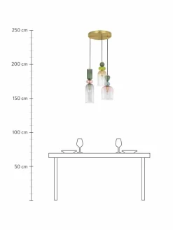 Cluster-Pendelleuchte Murano