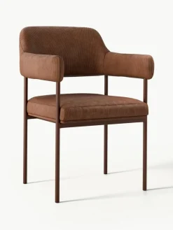 Cord-Armlehnstuhl Zoe