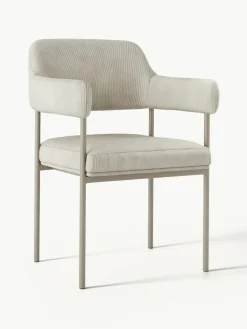 Cord-Armlehnstuhl Zoe