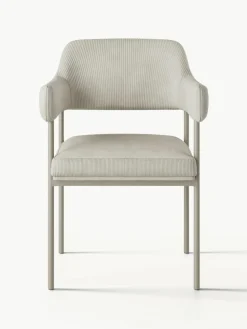 Cord-Armlehnstuhl Zoe