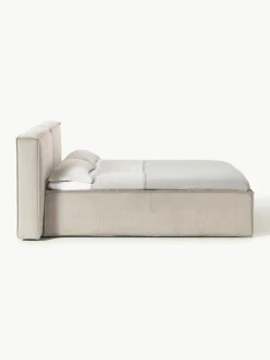 Cord-Boxspringbett Lennon
