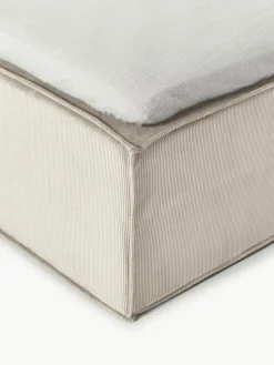 Cord-Boxspringbett Lennon