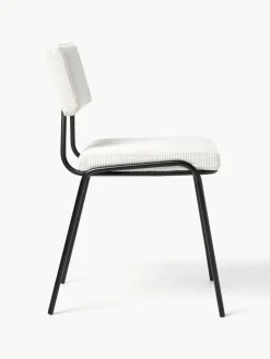 Cord-Polsterstühle Mats, 2 Stück