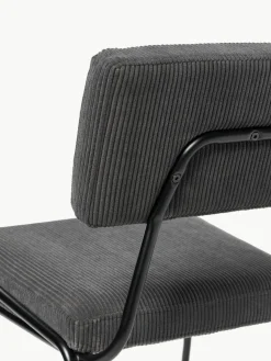 Cord-Polsterstühle Mats, 2 Stück