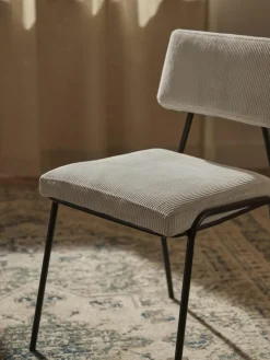 Cord-Polsterstühle Mats, 2 Stück