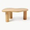 Couchtisch Didi aus Eichenholz in organischer Form