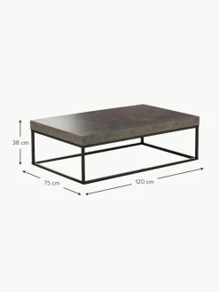 Couchtisch Ellis in Betonoptik