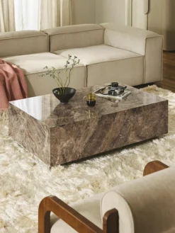 Couchtisch Lesley in Marmor-Optik