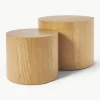 Couchtische Dan aus Holz, 2er-Set