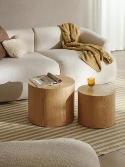 Couchtische Dan aus Holz, 2er-Set