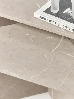 Couchtische Vilma in Marmor-Optik, 2er-Set