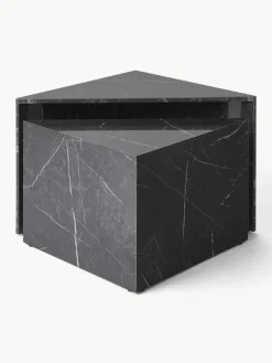 Couchtische Vilma in Marmor-Optik, 2er-Set