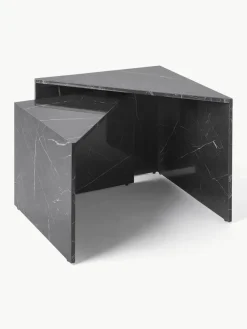 Couchtische Vilma in Marmor-Optik, 2er-Set