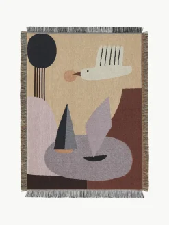 Decke Bird aus Bio-Baumwolle