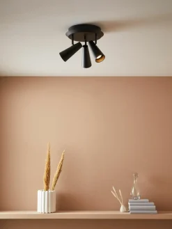 Deckenstrahler Crest aus Metall