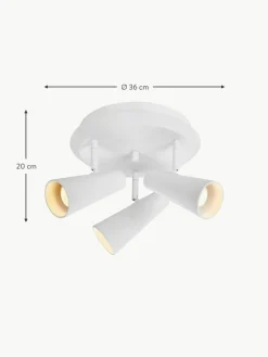 Deckenstrahler Crest aus Metall
