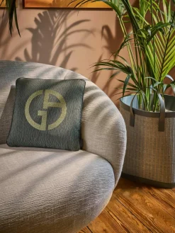 Dekokissen Janette mit Giorgio Armani-Logo