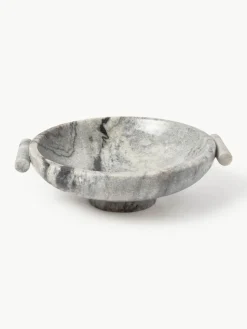 Deko-Schale Fossil aus Marmor, H 10 cm