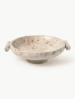 Deko-Schale Fossil aus Marmor, H 10 cm