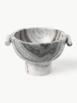 Deko-Schale Fossil aus Marmor, H 15 cm