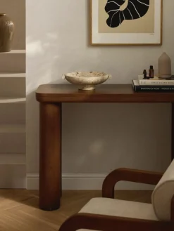 Deko-Schale Fossil aus Marmor, H 10 cm