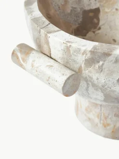 Deko-Schale Fossil aus Marmor, H 15 cm