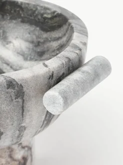 Deko-Schale Fossil aus Marmor, H 15 cm