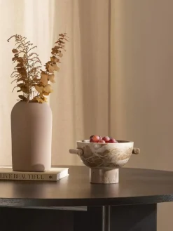 Deko-Schale Fossil aus Marmor, H 15 cm