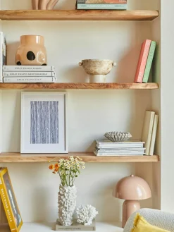 Deko-Schale Fossil aus Marmor, H 15 cm