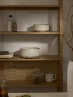 Deko-Schale Kamo mit rauer Oberfläche, H 13 cm