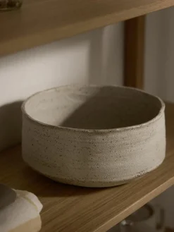 Deko-Schale Kamo mit rauer Oberfläche, H 13 cm