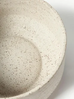 Deko-Schale Kamo mit rauer Oberfläche, H 15 cm