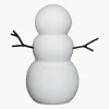 Deko-Schneemann Mole aus Keramik, verschiedene Größen