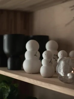 Deko-Schneemann Mole aus Keramik, verschiedene Größen