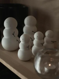 Deko-Schneemann Mole aus Keramik, verschiedene Größen