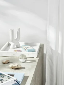 Deko-Tablett Venice aus Marmor